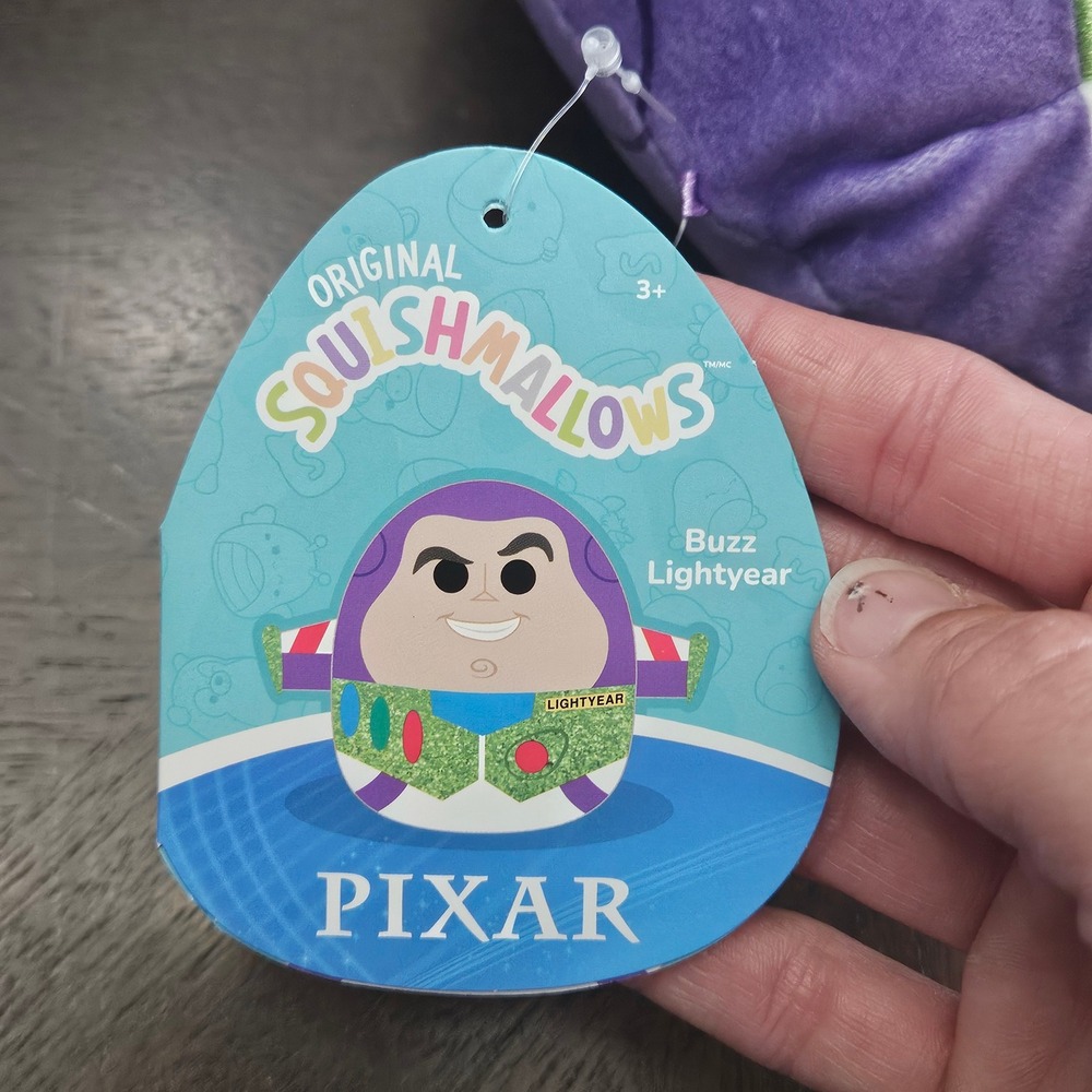 Squishmallow Buzz Lightyear Plush NEW Pixar Toy Story Space Ranger Disneyana - Picture 5 of 9